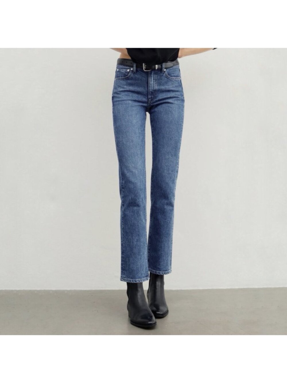 AYR The Lala 90’s Straight Leg Blue Jeans True Story Medium Size 27 Short